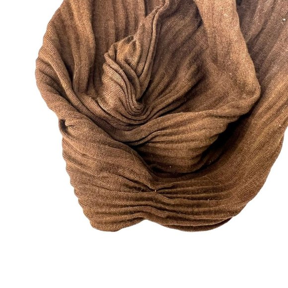 Vintage Loomcraft Empire Washable Silk Brown Turban Hat main image 6